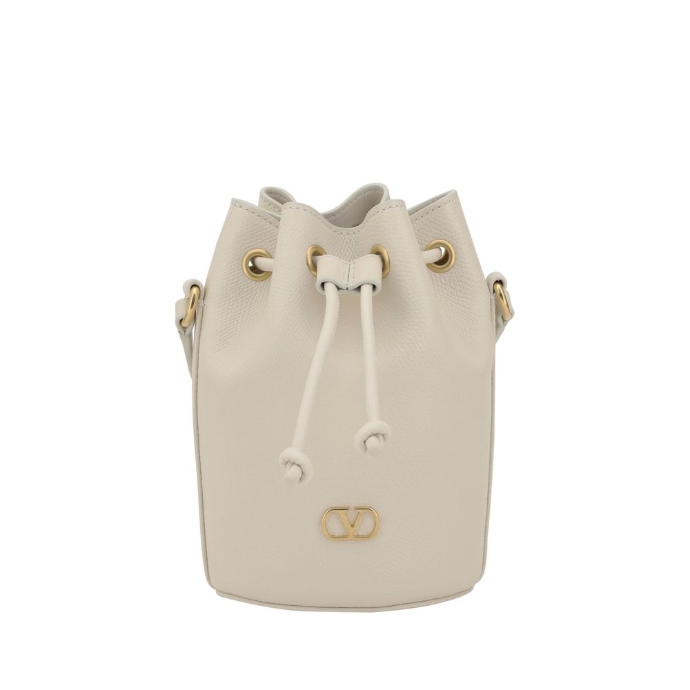 Valentino Garavani Mini Vlogo Drawstring Bucket Bag