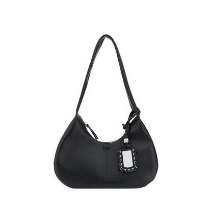 Ganni Recycled leather Shoulder Bag