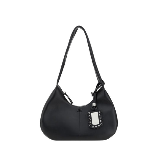 Ganni Recycled leather Shoulder Bag