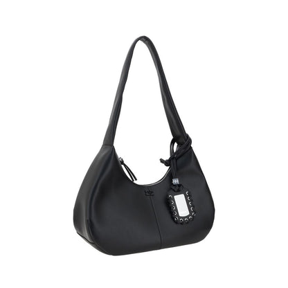 Ganni Recycled leather Shoulder Bag