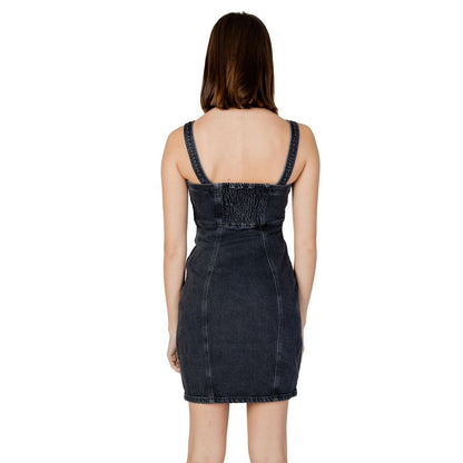 Tommy Hilfiger Jeans Black Recycled Cotton Dress