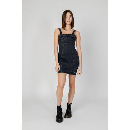 Tommy Hilfiger Jeans Black Recycled Cotton Dress