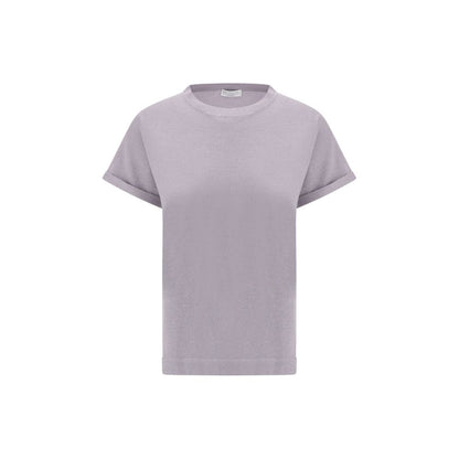 Brunello Cucinelli cashmere glitter T-shirt