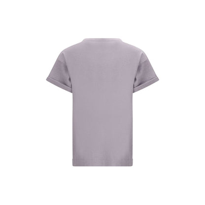 Brunello Cucinelli cashmere glitter T-shirt