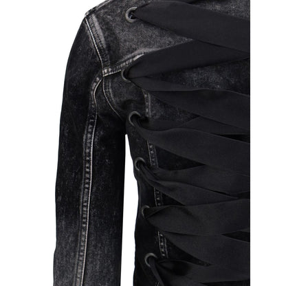 Balenciaga Denim Jacket with ribbon