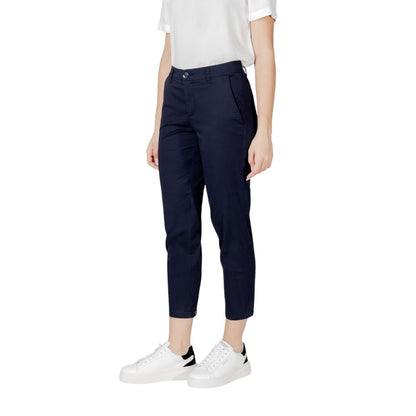 Street One Blue Cotton Jeans & Pant