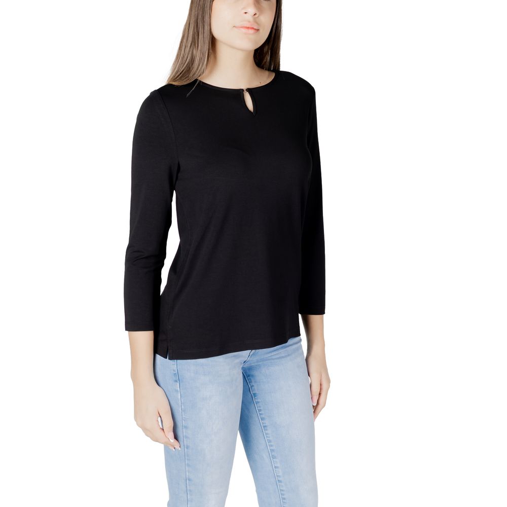 Street One Black Viscose Tops & T-Shirt