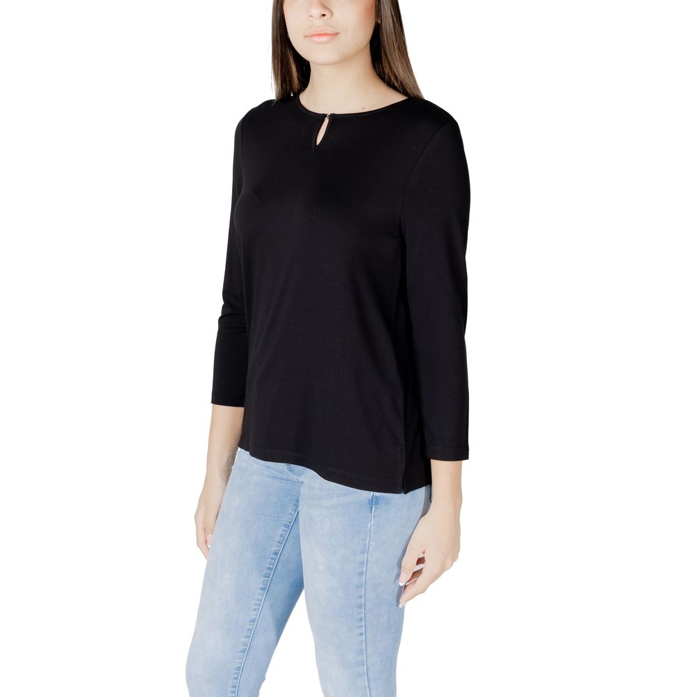 Street One Black Viscose Tops & T-Shirt