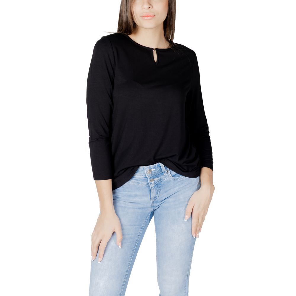 Street One Black Viscose Tops & T-Shirt