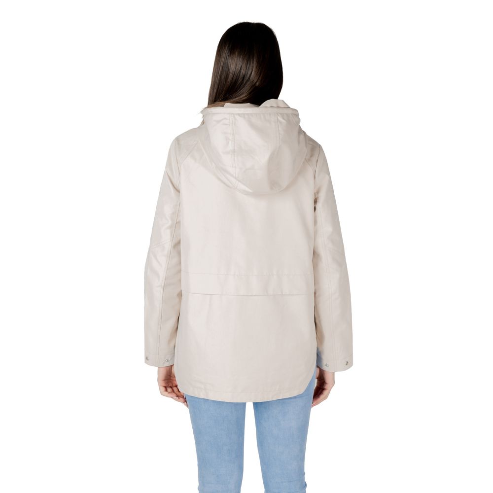 Street One Beige Cotton Jackets & Coat