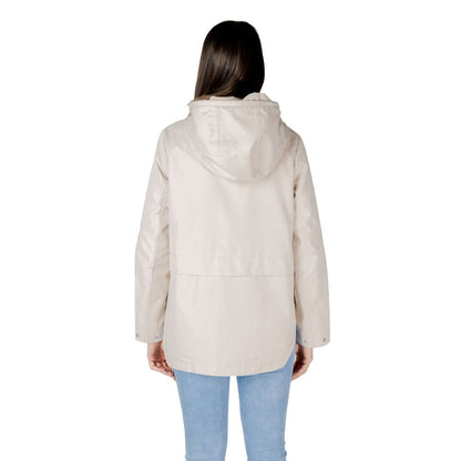 Street One Beige Cotton Jackets & Coat