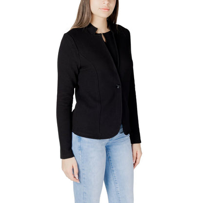 Street One Black Cotton Suits & Blazer