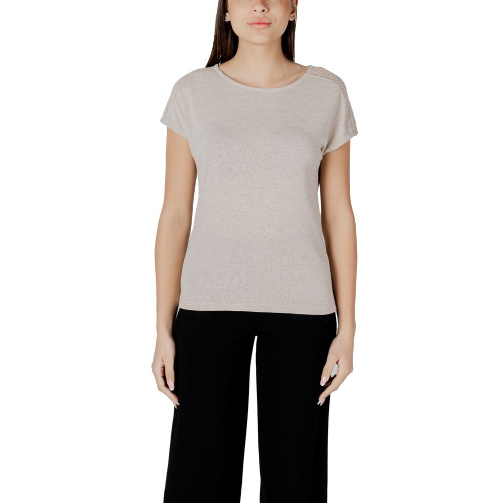 Street One Beige Polyester Tops & T-Shirt