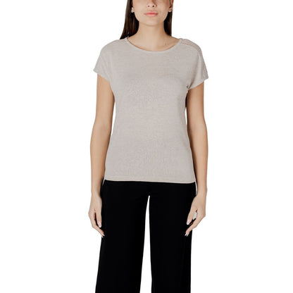 Street One Beige Polyester Tops & T-Shirt