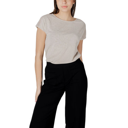 Street One Beige Polyester Tops & T-Shirt