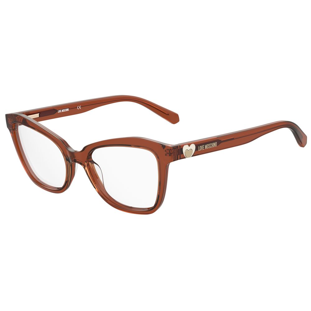 Love Moschino Yellow Acetate Frames