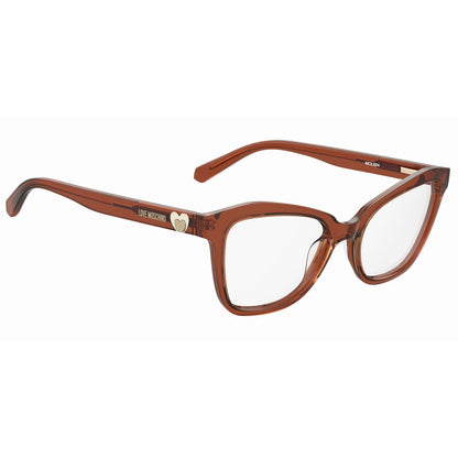 Love Moschino Yellow Acetate Frames