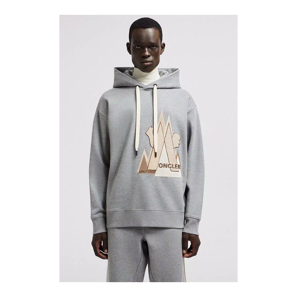 Moncler Gray Cotton Sweater