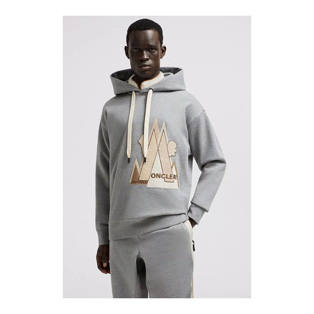 Moncler Gray Cotton Sweater