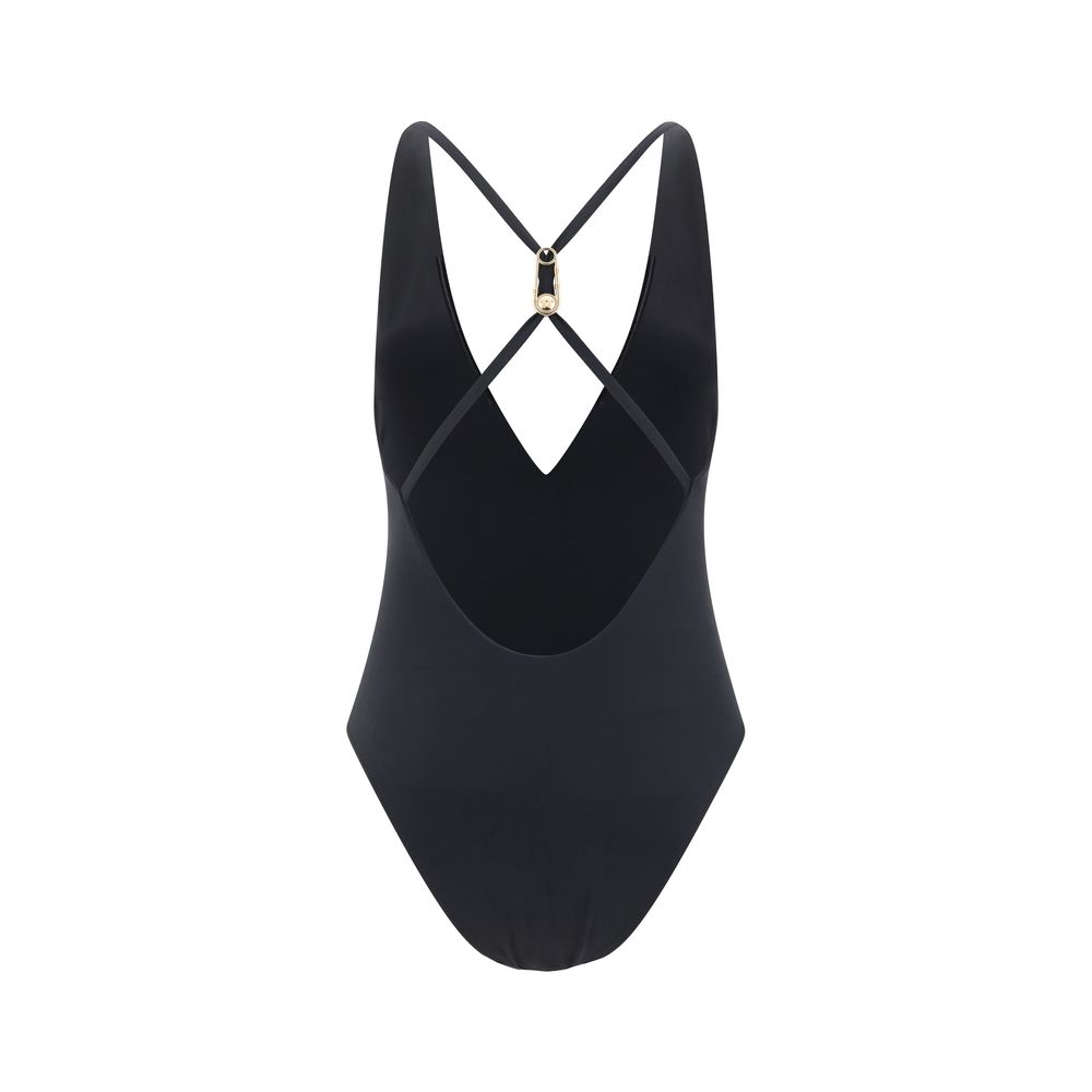 Versace Safety Pin One Piece Swimsuit