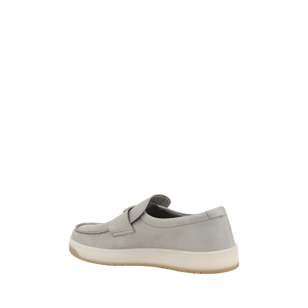 Prada Logoed Loafers