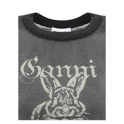 Ganni Sheer jacquard Top