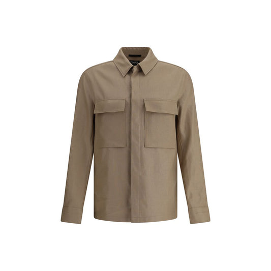 ZEGNA Linen Shirt Jacket