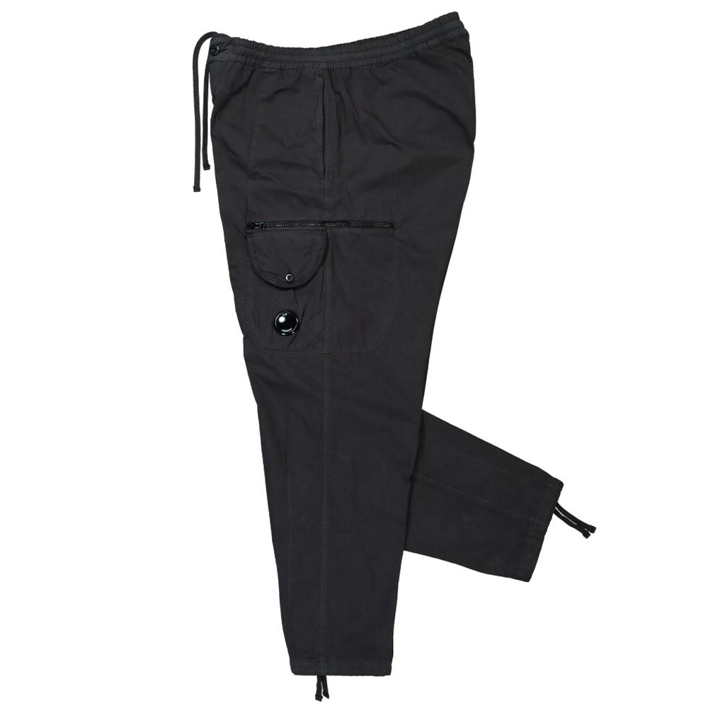 C.P. Company Black Cotton Jeans & Pant