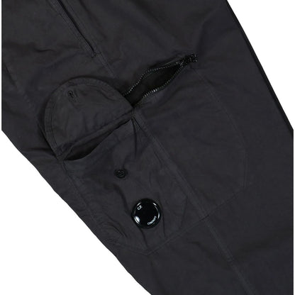 C.P. Company Black Cotton Jeans & Pant