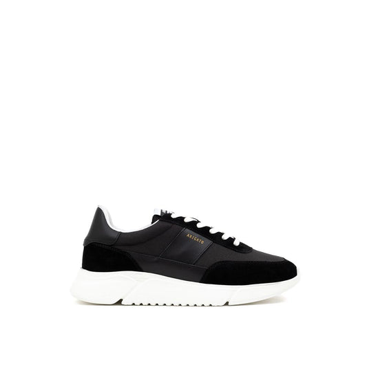 Axel Arigato Black And White Fabric And Leather Sneaker