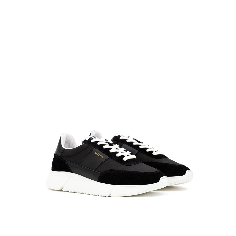 Axel Arigato Black And White Fabric And Leather Sneaker