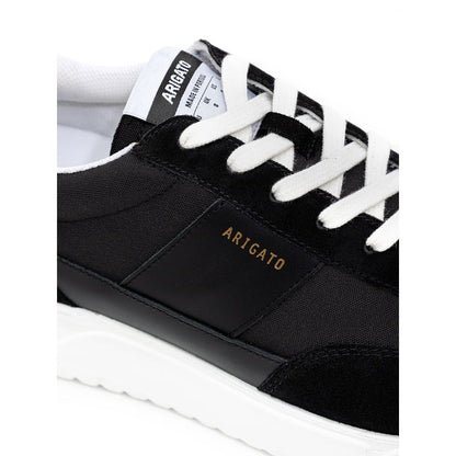 Axel Arigato Black And White Fabric And Leather Sneaker
