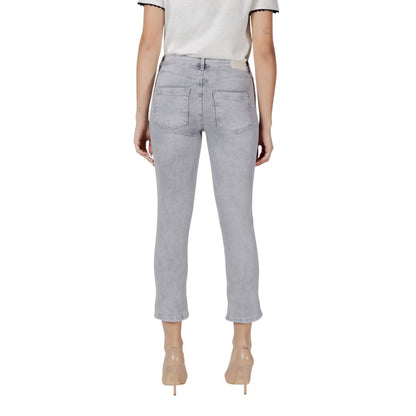 Street One Gray Cotton Jeans & Pant