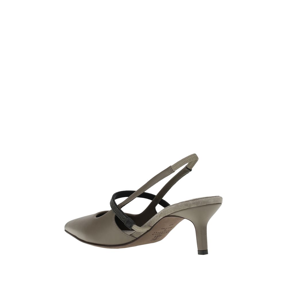 Brunello Cucinelli Leather Pumps