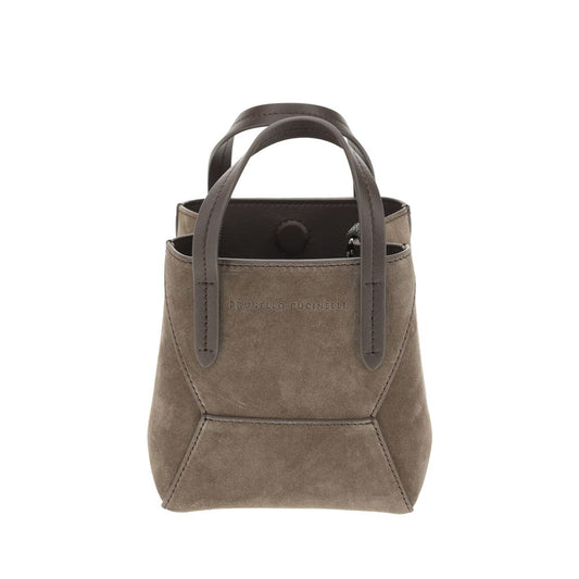 Brunello Cucinelli Suede Shoulder Bag