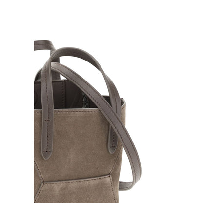 Brunello Cucinelli Suede Shoulder Bag
