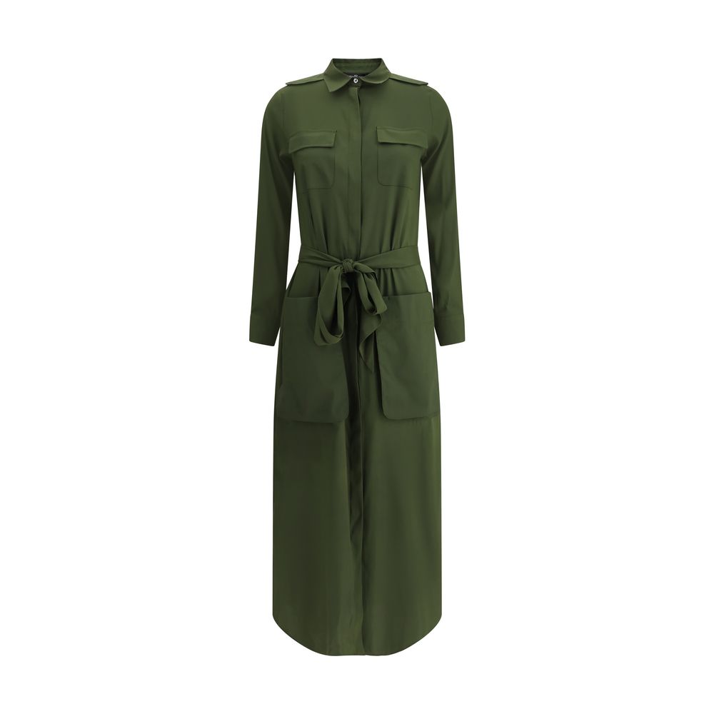 Ella Long silk chemisier Dress
