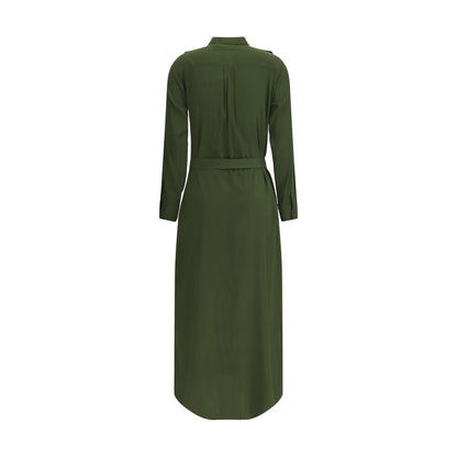 Ella Long silk chemisier Dress