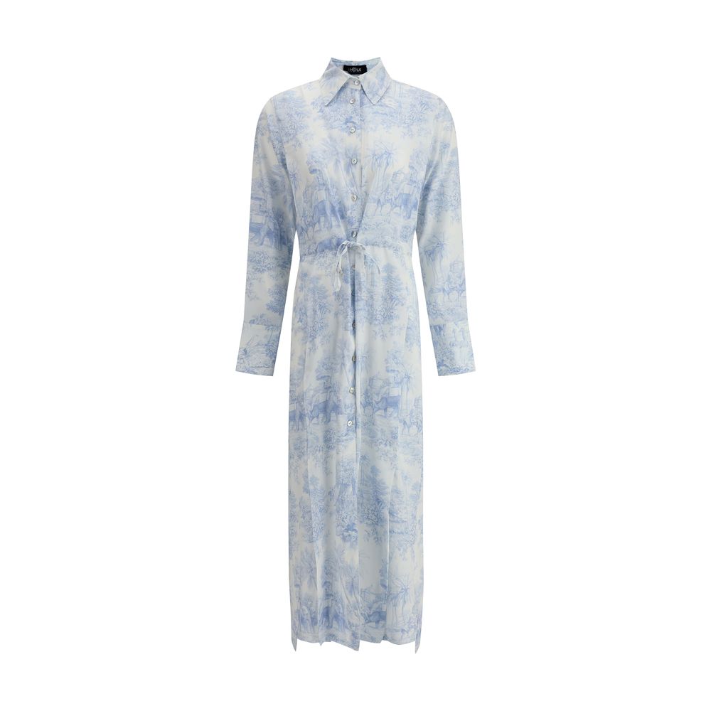 Ella Toile de jouy chemisier Dress
