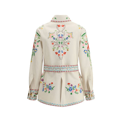 Valentino Embroidered Denim Jacket
