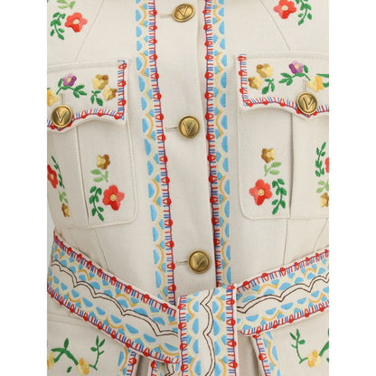 Valentino Embroidered Denim Jacket