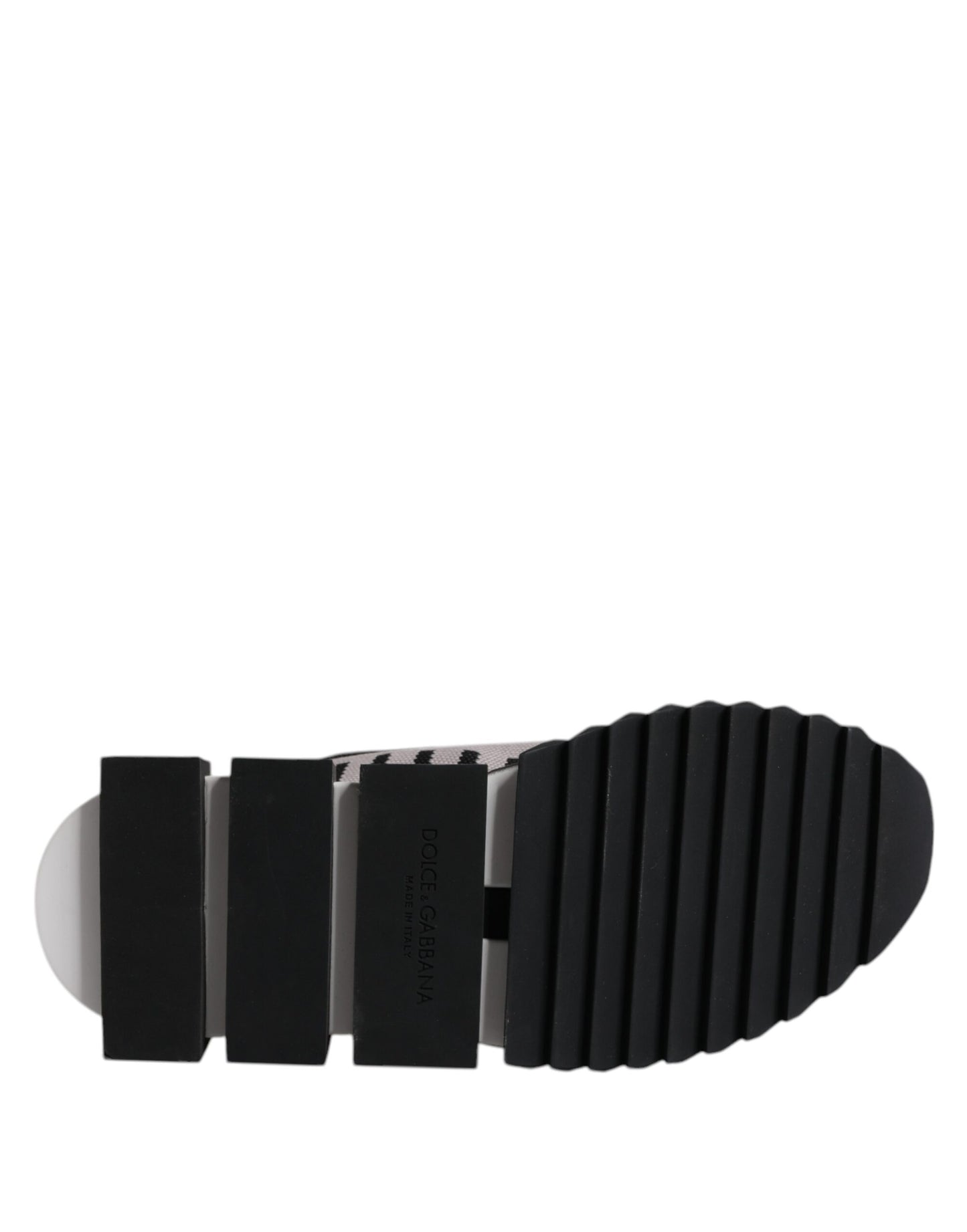 Dolce & Gabbana Black Gray Sorrento Socks Men Sneakers Shoes