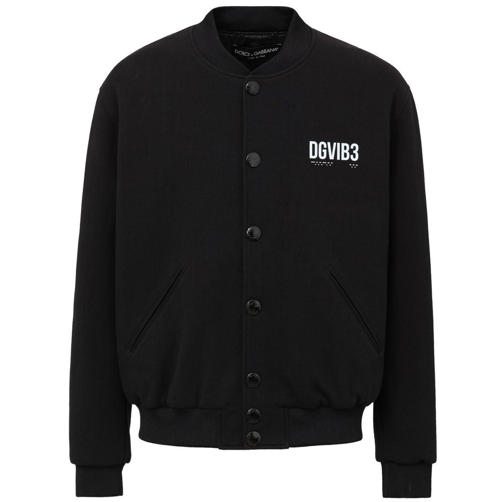 Dolce & Gabbana Black Viscose Jacket