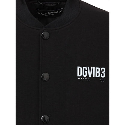 Dolce & Gabbana Black Viscose Jacket