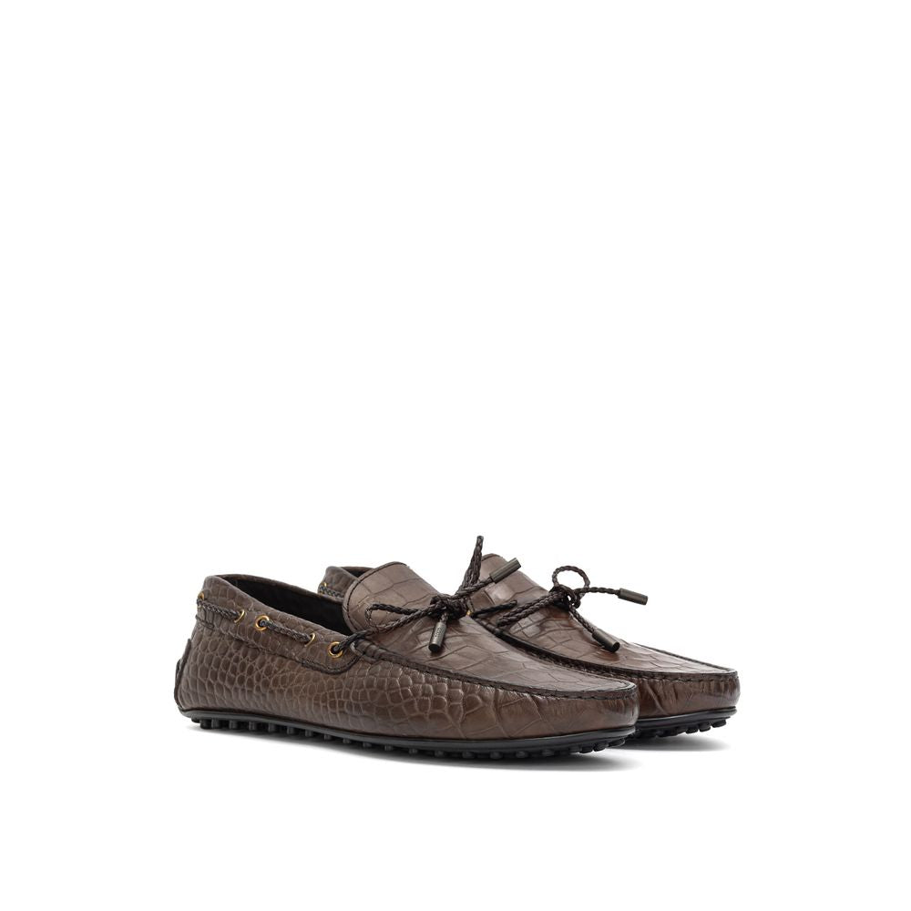 Tod's Brown Leather Loafer