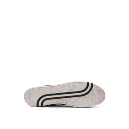 بالي حذاء رياضي جلد أزرق أنيق للرجال