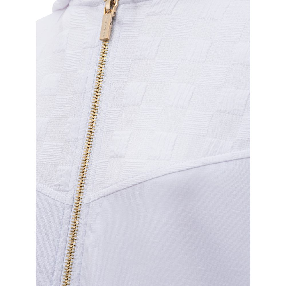 أرماني إكستشينج سترة فسكوز بيضاء أنيقة للنساء