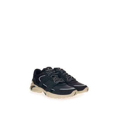 Lardini Black Suede Leather Sneaker