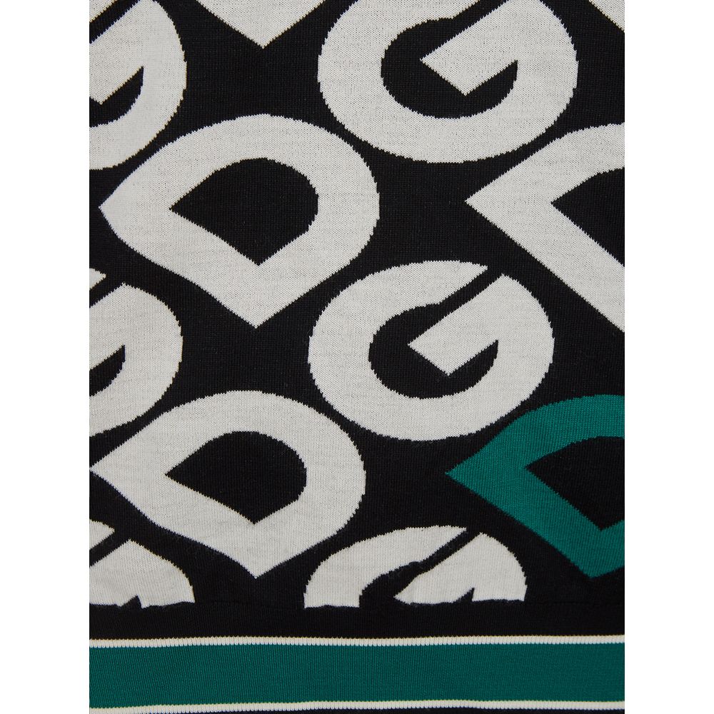 سترة دولتشي آند غابانا الأنيقة من القطن باللون الأسود لأسلوب راقي