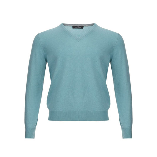 Gran Sasso Turquoise Cashmere Sweater Elegance